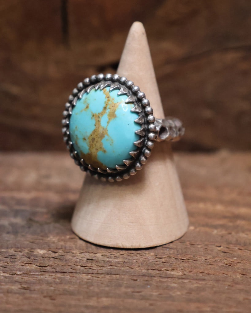 Kingman Turquoise Ring Size 7.5