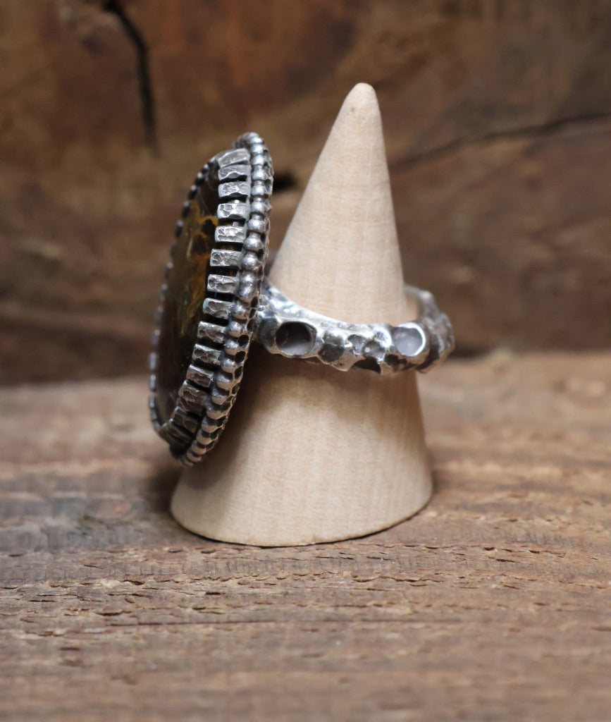 Large Pietersite Ring Size 9 – TheGildedAnvil